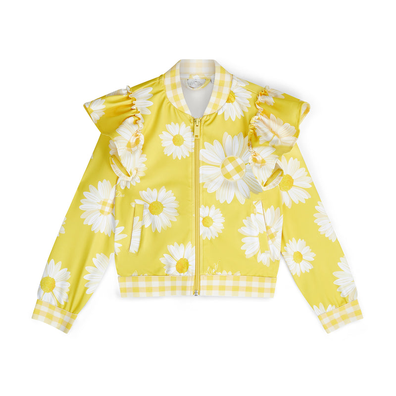 Daisy Daisy Print Bomber - Daisy Yellow