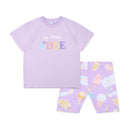 Sophia Ice Cream Cycling Short Set - Lilac Dreams