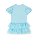 Sparkle Tulle Frill Dress - Soft Blue