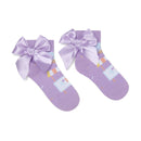Sade Ice Cream Print Ankle Socks - Lilac Dreams