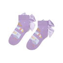 Sade Ice Cream Print Ankle Socks - Lilac Dreams