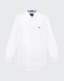 Long Sleeve Oxford Shirt - White