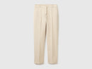 Slim Stretch Cotton Chino - Beige