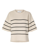Liva Round Neck Jumper - Birchblack