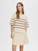 Liva Round Neck Jumper - Birchblack
