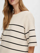 Liva Round Neck Jumper - Birchblack