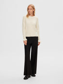 Sia Frill Cuff Jumper - Ski Patrol Melange