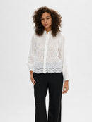Tatiana Embroidered Shirt - Bright White