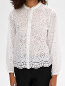 Tatiana Embroidered Shirt - Bright White