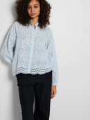 Tatiana Embroidered Shirt - Cashmere Blue