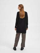 Lulu Long Cardigan - Black
