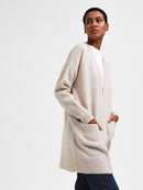 Lulu Long Cardigan - Birch Melange