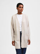 Lulu Long Cardigan - Birch Melange