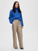 Eliana Wide Leg Trouser - Nomad Melange
