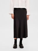 Lena High Waist Skirt - Black