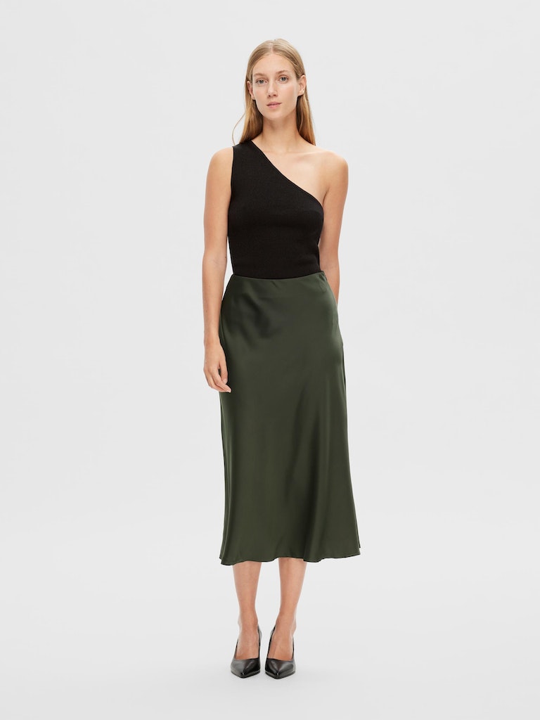 Lena High Waist Skirt - Duffel Bag