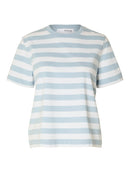 Essential Stripe T-Shirt - Cashmere Blue/bright White