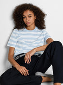 Essential Stripe T-Shirt - Cashmere Blue/bright White