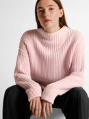 Selma High Neck Jumper - Cradle Pink