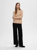 Cashmere Round Neck Jumper - Amphora