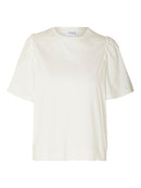 Penelope Ruffle T-Shirt - Snow White