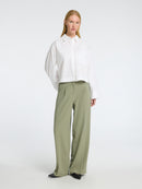 Tinni Mw Wide Trousers - Vetiver