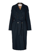 New Bren Trench Coat - Dark Sapphire