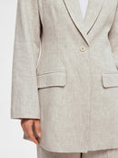 Tania Slim Blazer - Nomad Melange