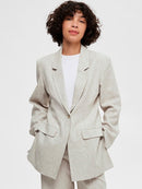 Tania Slim Blazer - Nomad Melange