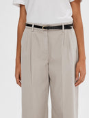 Merla Extra Wide Trouser - Greige