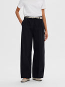 Merla Extra Wide Trouser - Dark Sapphire