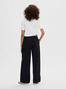Merla Extra Wide Trouser - Dark Sapphire