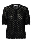 Sofia ShortSleeve Cardigan - Black