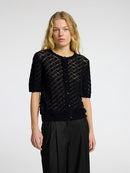 Sofia ShortSleeve Cardigan - Black