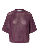 Ellen Round Neck Jumper - Plum Perfect First Bloom