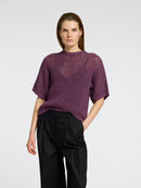 Ellen Round Neck Jumper - Plum Perfect First Bloom