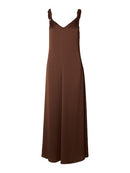 Nora Ankle Strap Dress - Chestnut