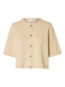 Alma Short Sleeve Cardigan - Birch