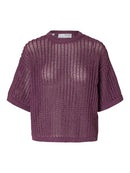 Ellen Round Neck Jumper - Plum Perfect First Bloom
