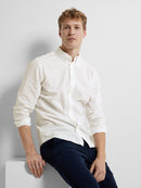 Slim Rick Poplin Shirt - White