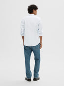 Slim Rick Poplin Shirt - Light Blue