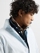 Slim Rick Poplin Shirt - Light Blue