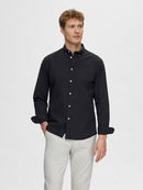 Slim Rick Poplin Shirt - Sky Captain