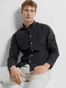 Slim Rick Poplin Shirt - Sky Captain