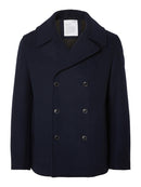 Archive Wool Peacoat - Sky Captain