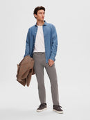 New Miles Slim Chino - Granite Grey