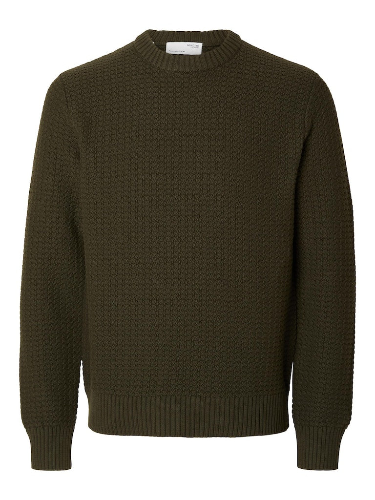 Thim Round Neck Jumper - Rosin