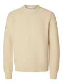 Thim Round Neck Jumper - Oatmeal