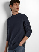 Thim Round Neck Jumper - Sky Captain