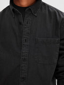 Rick Denim Shirt - Black Denim